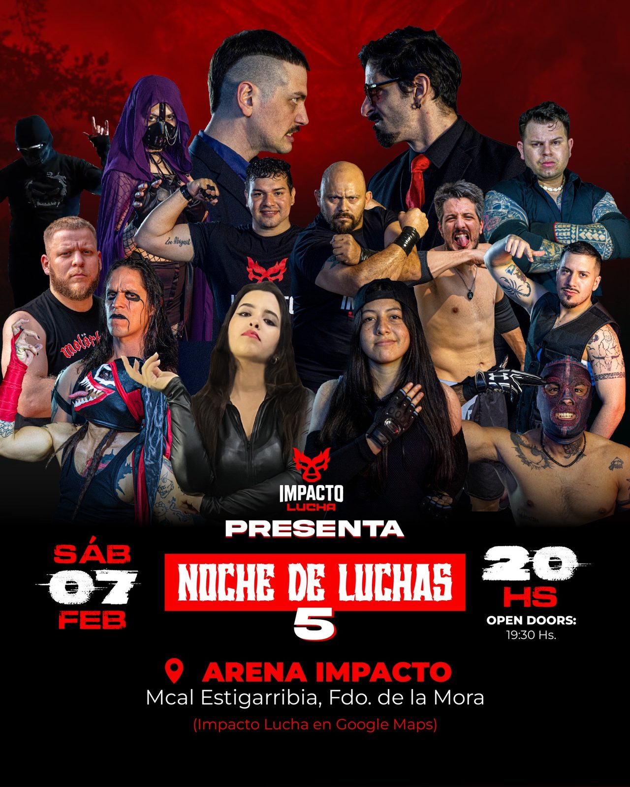 Cartelera Noche de Luchas 5