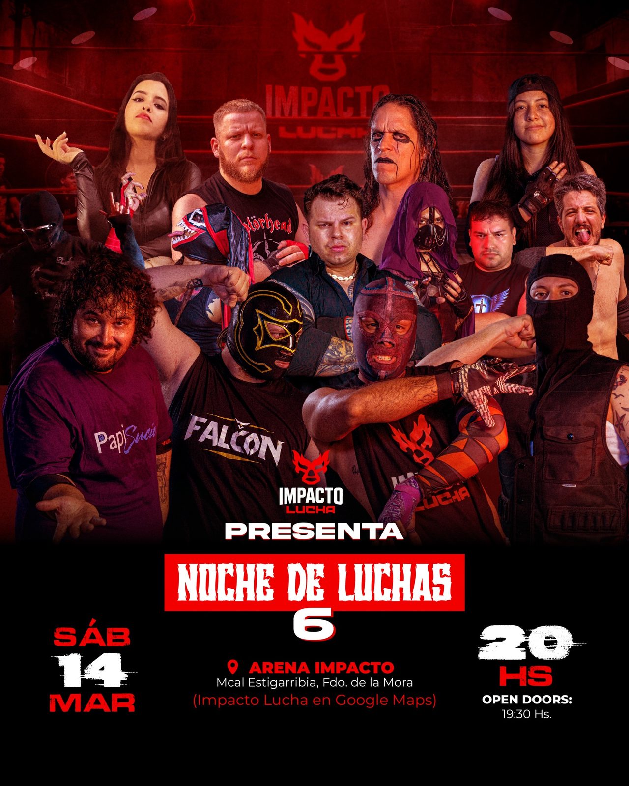 Cartelera Noche de Luchas 6